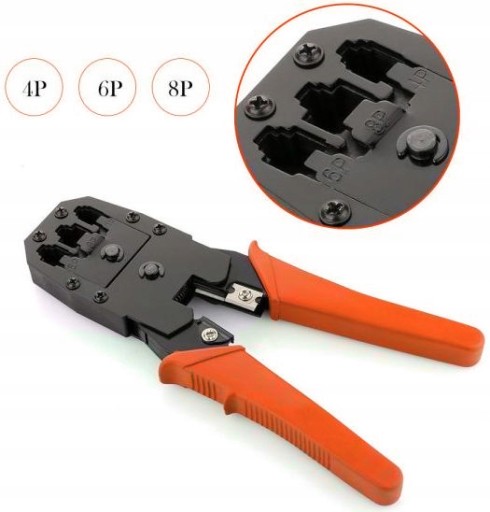 Krimpovací nástroj RJ RJ45 LAN STP UTP Plug Crimper