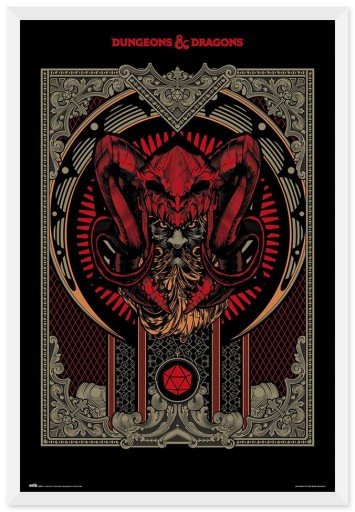 Plagát Dungeons and Dragons Handbook 61x91,5 cm