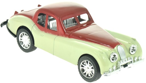 AUTO RETRO KUPÉ PAMIATKOVÉ VOZIDLO S POHONOM 18 CM
