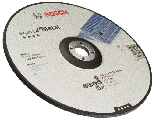 KORUNDOVÝ KOTOUČ NA KOVOVÚ OCEL 230/6,0mm BOSCH