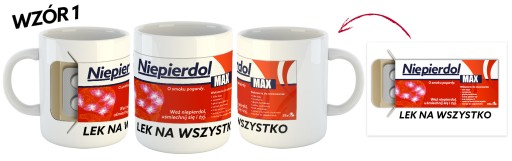 HRNEK CURE VŠETKO LEKÁREŇ Vtipný DARČEK K NARODENINÁM 18 30 40 50