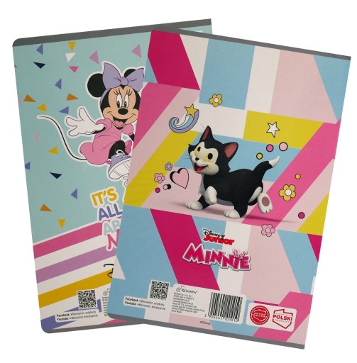 TROJRIADKOVÁ KNIHA ROZPRÁVKA 16k A5 DISNEY MINNIE