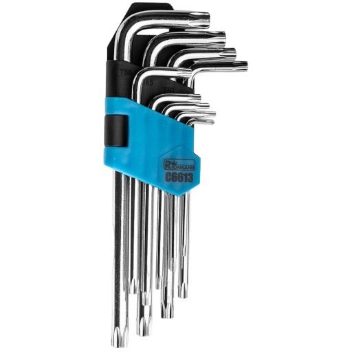 SADA KĽÚČOV S KRÁTKYMI TORX LOCK 9 T10-50 CR-V RICHMANN C6613