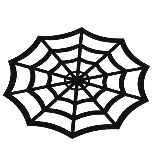 Halloweenske stolové dekorácie podložky pod hrnčeky