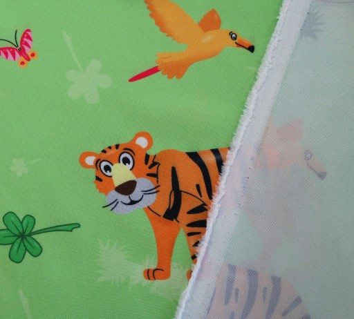 MG záves LÁTKA TIGERS ZELENÁ M04/01 Poľ