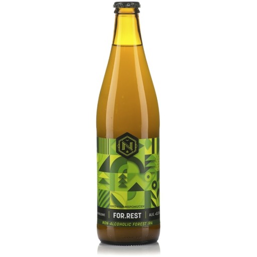 Nepomucenské PIVO FOR.REST – FOREST IPA BEZALKO fľaša 500ml PIVO