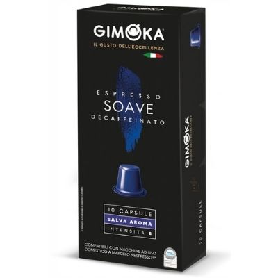 GIMOKA Espresso Soave kapsule bez kofeínu 10 ks