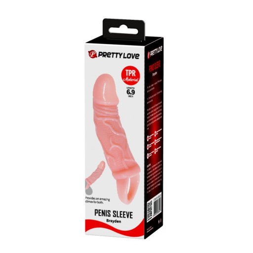 Brayden 13,5 cm LyBaile návlek na penis
