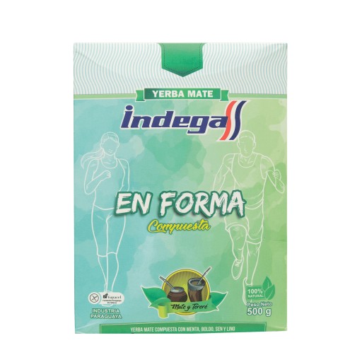 Yerba Mate Indega en forma fitness Silueta 0,5 kg