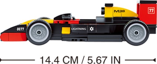 SLUBAN BLOCKS GOKART RACING AUTA FORMULE 1 F1