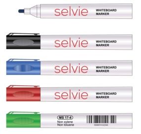 Selvie okrúhly červený popisovač na tabuľu