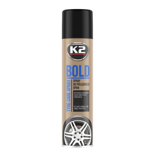 K2BOLD TIRE AGENT SPRAY BLACK SHINE
