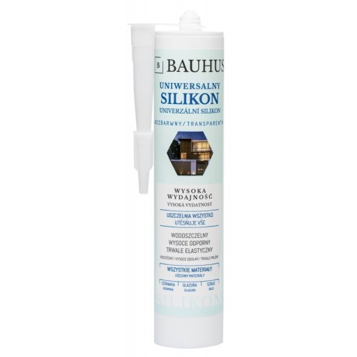 BAUHUS SANITÁRNY SILIKÓN transparentný 280 ml vodeodolný Varšava