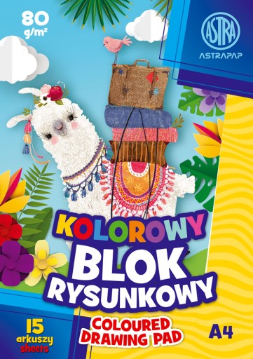 FAREBNÝ BLOK, FAREBNÝ V HMOTNEJ A4, 15 LISTOV ASTRAPAP