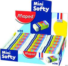 MINI SOFTY ERASER 1 PC.