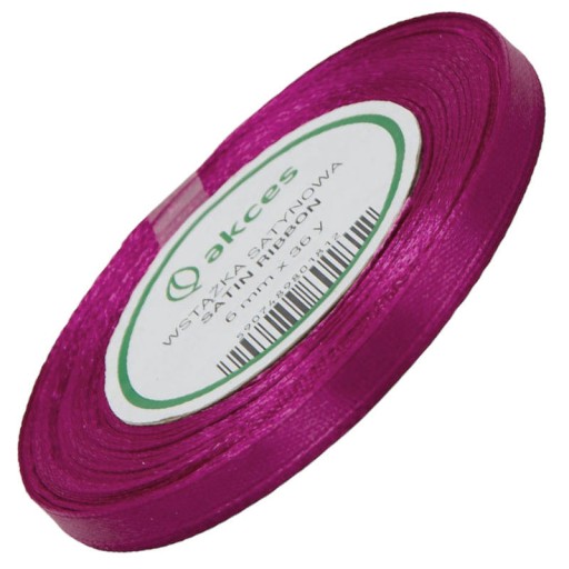 Biskupská saténová STUHA 6mm - 32mb