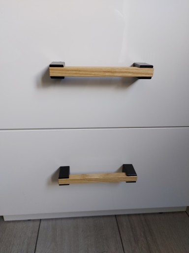 Drevená nábytková úchytka Zábradlie, dĺžka 116mm, šírka 96mm