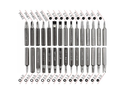 SADA PRESNÝCH SKRUTKOVAČOV 32V1 32 EL TORX BIT SADA SKRUTKOVAČOV