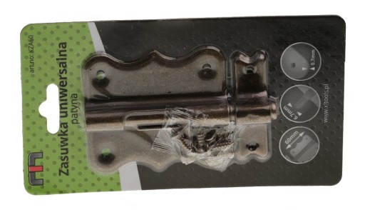 ZÁPADKA ZÁPADKA PATINA 60 mm ZATVORENIE ZÁPADKY