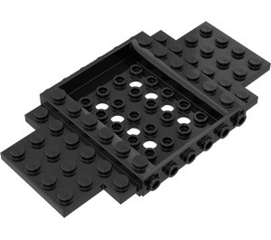 LEGO podvozok/základňa 6x12x1 čierna (65634/6287679)