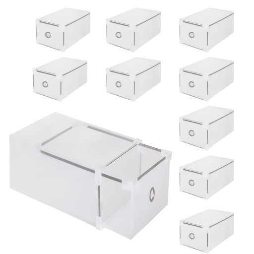 ORGANIZÉR BOX NÁDOBA NA POSUVNÉ OBUV 28x18x18cm VEĽKÁ SILNÁ 1ks
