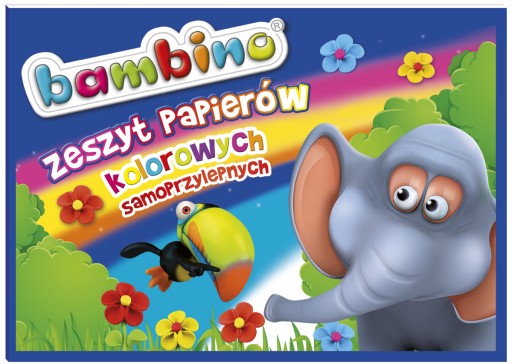 Bambino farebný samolepiaci papier B4 8k