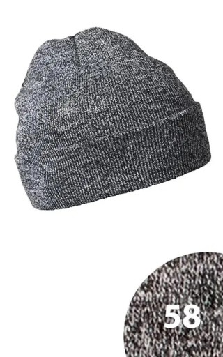 DVOJITÁ ZIMNÁ ČIAPKA MELANGE unisex ARCTIC Promostars R. UNI