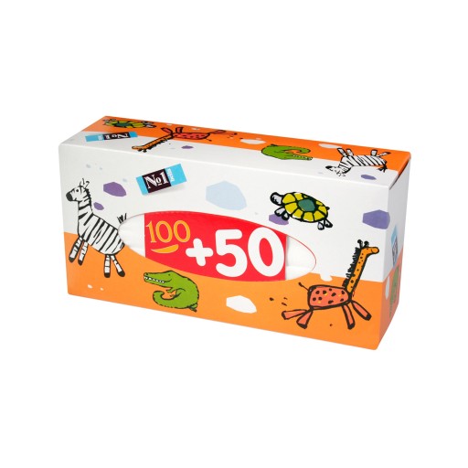 Papierové vreckovky Bella No1 Vianočná edícia Colorful 150 ks.