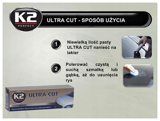N3D46 K2 ULTRA REZ PRE EFEKTÍVNE ODSTRÁNENIE ŠKRABANCIÍ 100G 951 K002