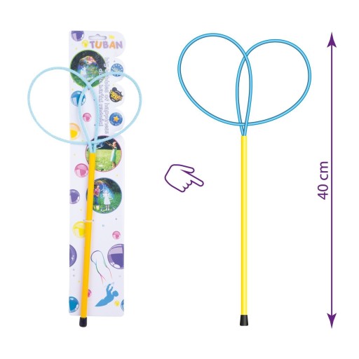 Prsteň na mydlové bubliny 40cm PRO BUTTERFLY TUBAN