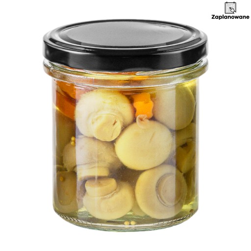 dóza murár 350ml dóza na zákusky džem čierny uzáver 350 ml
