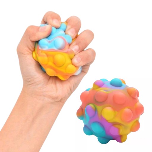 ANTISTRESOVÁ HRAČKA GNIOTEK POP IT GUĽA PUSH BUBBLE SENSORY COLOR