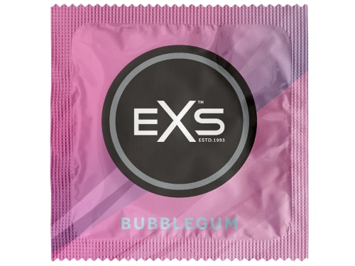 EXS BUBBLEGUM vonné kondómy s príchuťou žuvačky, 1 ks sex