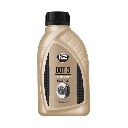 Brzdová kvapalina DOT3, 0,5 l