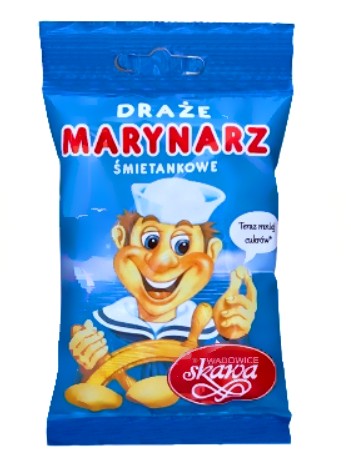 Marynarz dražé Skawa krémové cukríky 70g