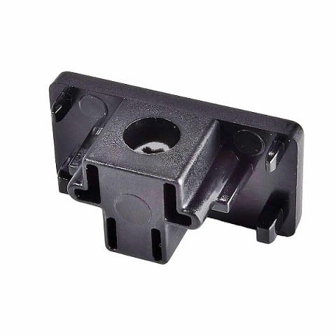 Zástrčka 1F čierna LP-556/END-S-BK