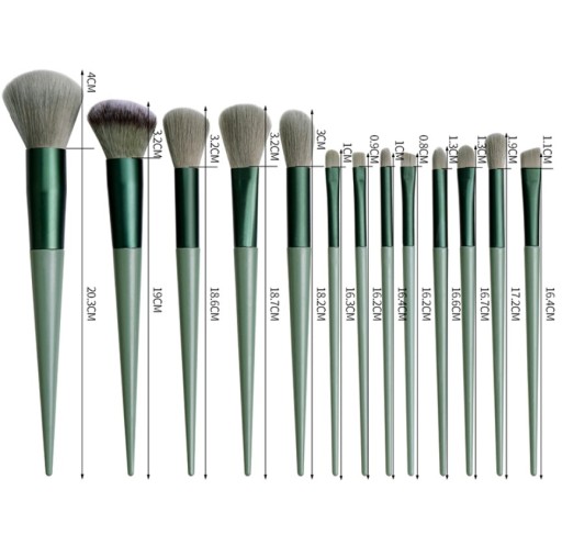 Sada 13 profesionálnych štetcov na make-up + puzdro