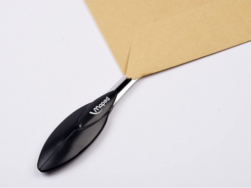 Mapovaný kovový nôž na korešpondenčné listy, 19 cm