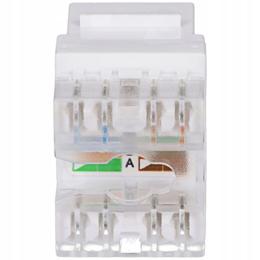 Keystone LAN RJ-45 CAT.6 zásuvkový modul, biely
