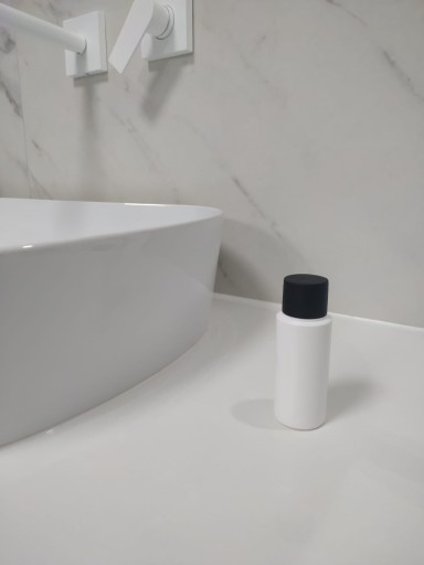 EKO HDPE FĽAŠA 50ml FLIP TOP BIELA MATNÁ HIT