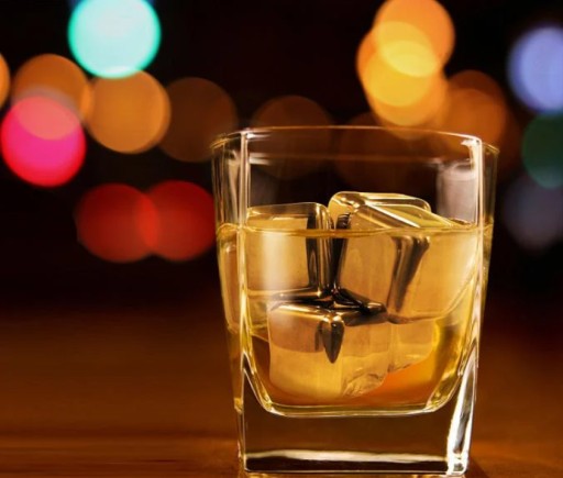 Zlatá kocka ľadu, zlaté kocky, 1 ks whisky, whisky do nápojov