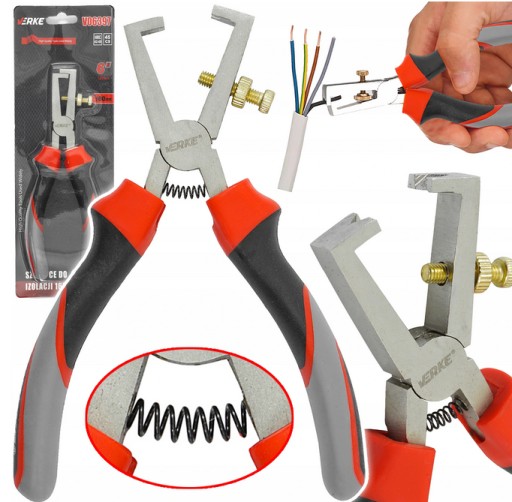 IZOLAČNÉ STIERKOVACIE KLIEŠTE 160 MM VERKE