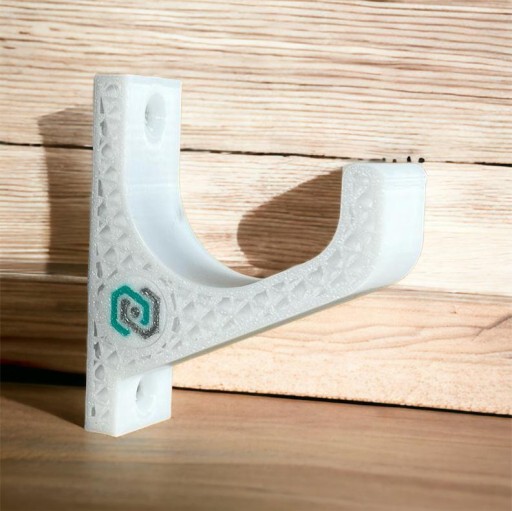 Univerzálny krátky držiak, vešiak na moto prilbu MTB Bicycle WHITE