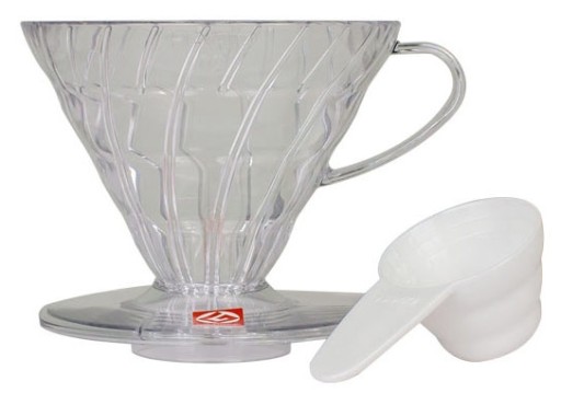 Hario V60-02 plastový kávovar na prekvapkávanie