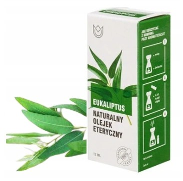 PRÍRODNÝ ESENCIÁLNY OLEJ EUKALYPTUS ESENCIÁLNE OLEJE VÔŇA 10ml RELAXY