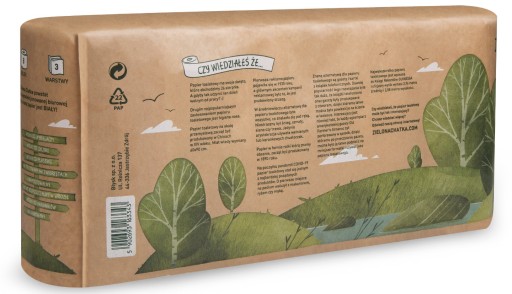 3-VRSTVOVÝ EKOLOGICKÝ TOALETNÝ PAPIER 8 KS GREEN HOUSE