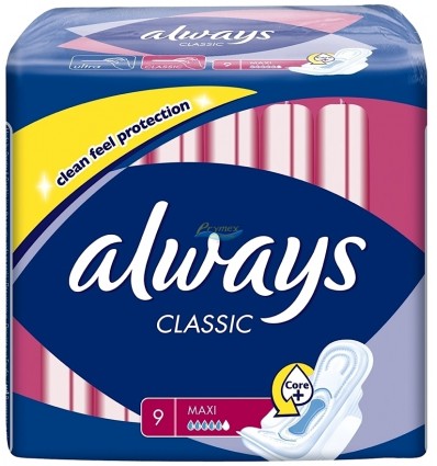 Vždy klasické maxi 9 kusov s krídelkami
