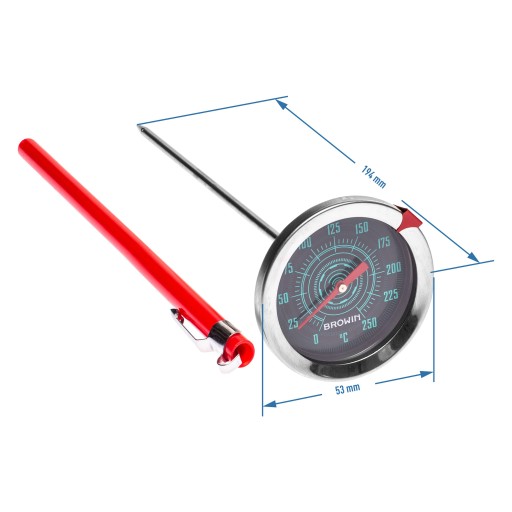 Teplomer na vyprážanie +250°C pečenie varenie 17cm 101350