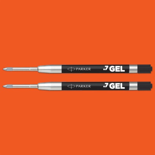 PARKER BALLPOINT REFILL BLACK GEL 2 KUS TIP M