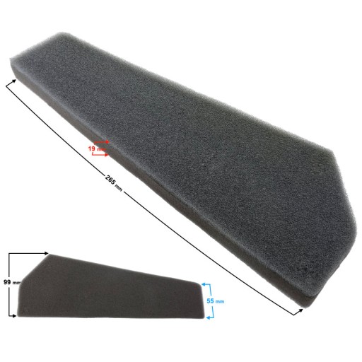 VZDUCHOVÝ FILTER SPONGE pre kolobežky 4T GY6 vložka